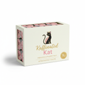 Kaffinated Kat K-Cup Variety Pack 12-count cream ivory box with pink and gold logo