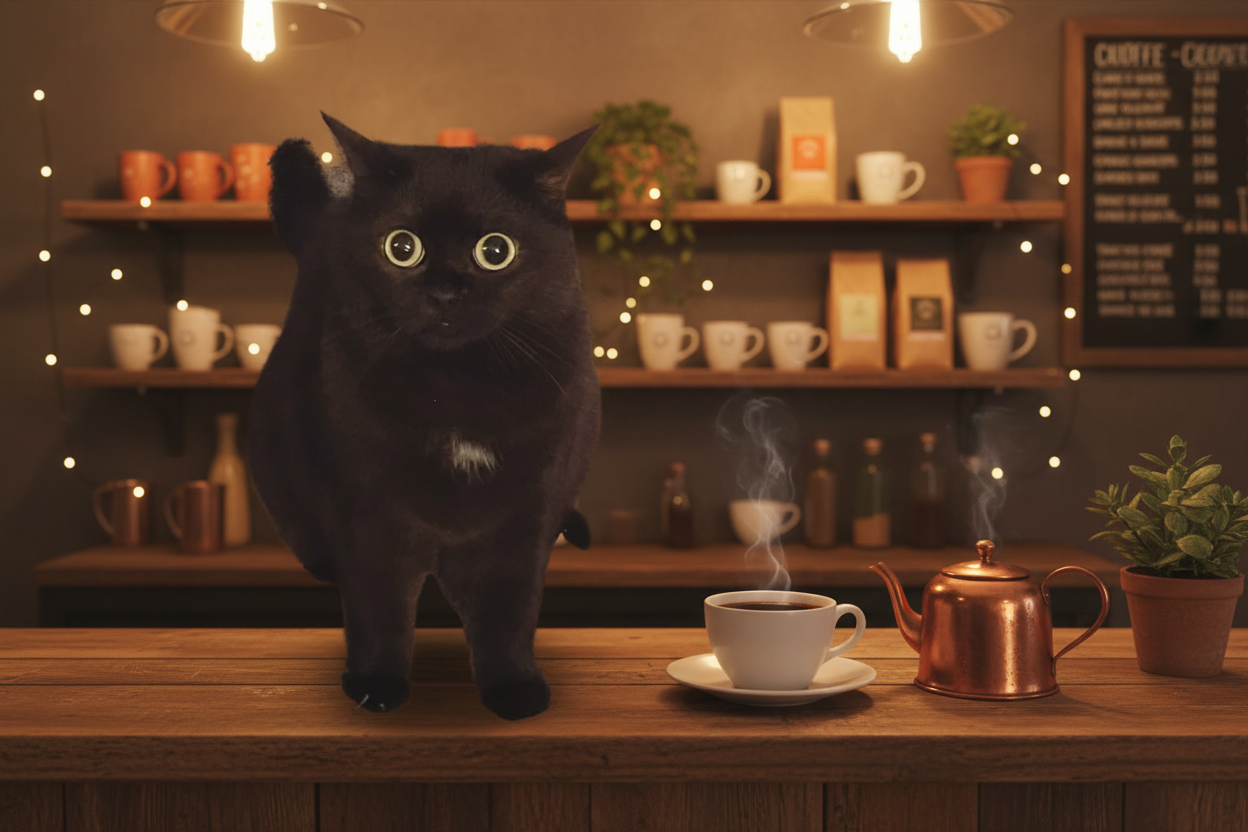 Velcro in a Coffee Shop